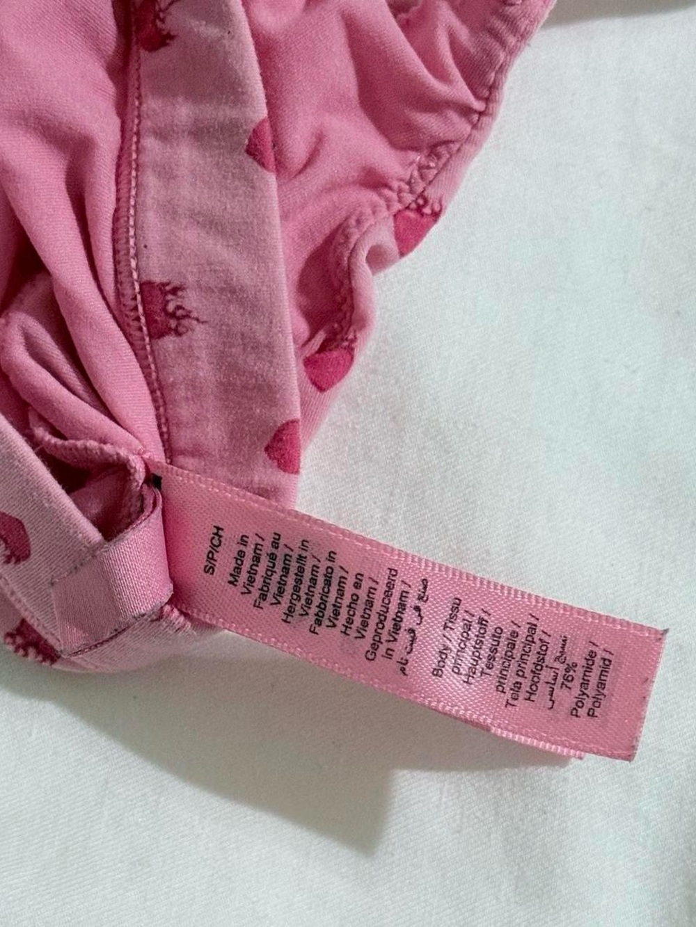 Skims Fits Everybody Scoop Bralette in Flame Heart - Picture 3 of 3